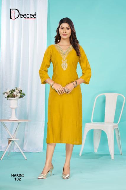 Deecee Harini catalog branded kurtis in surat