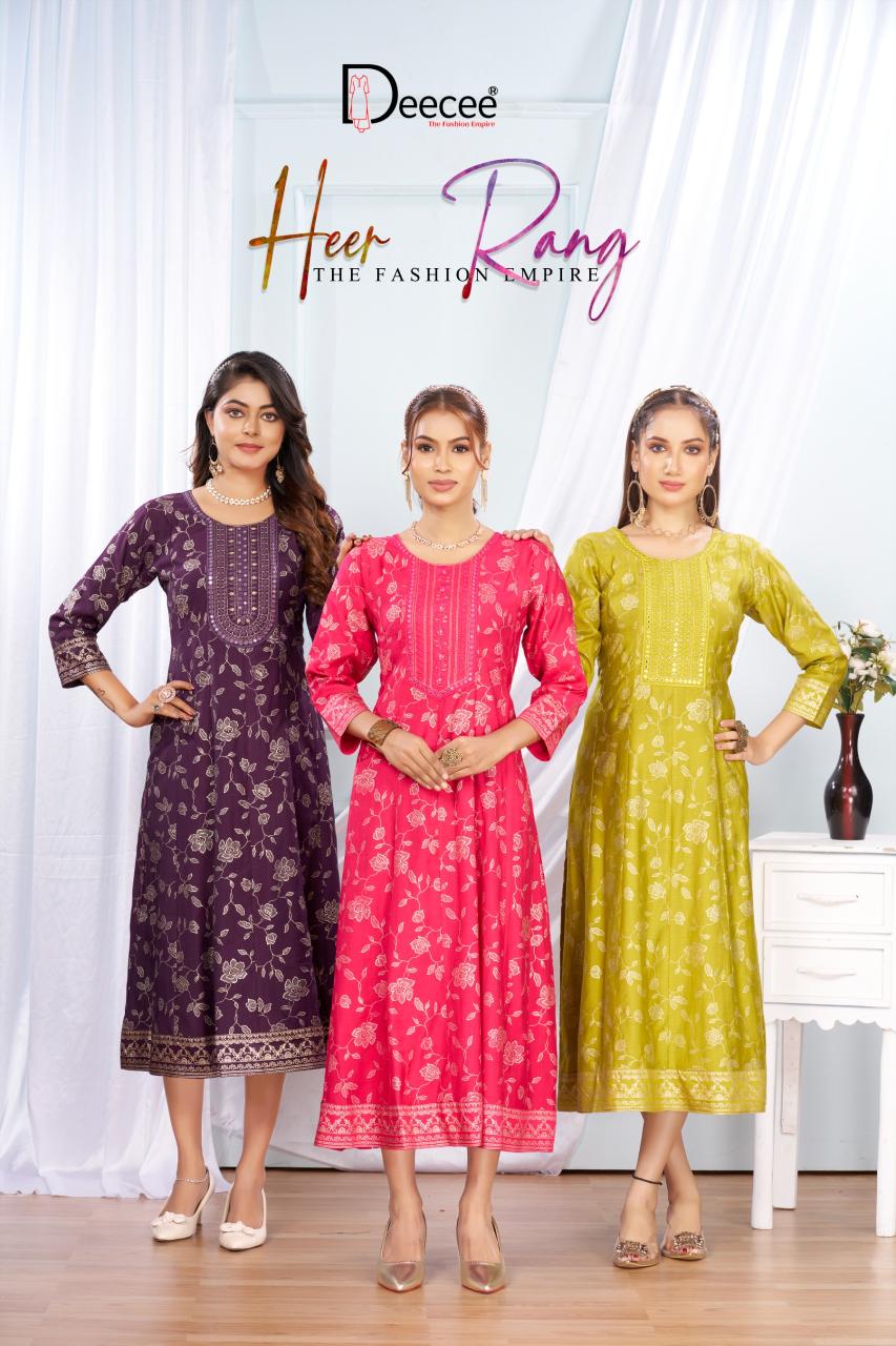 Deecee Heer Rang catalog online kurti sale surat