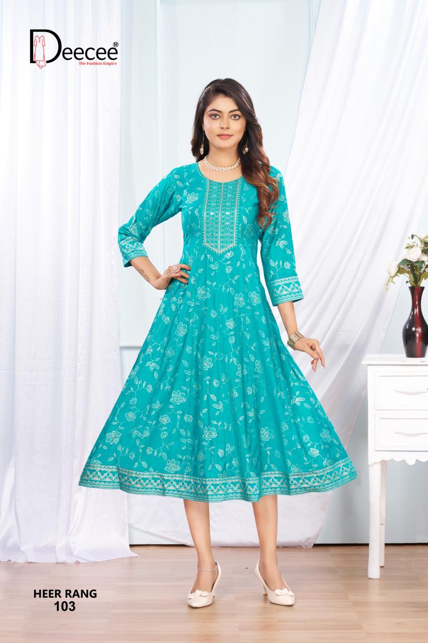 Deecee Heer Rang catalog online kurti sale surat