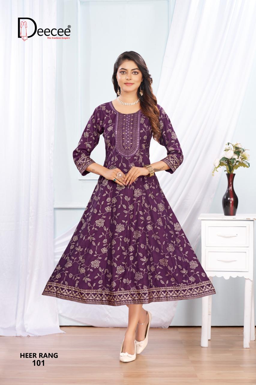 Deecee Heer Rang catalog online kurti sale surat
