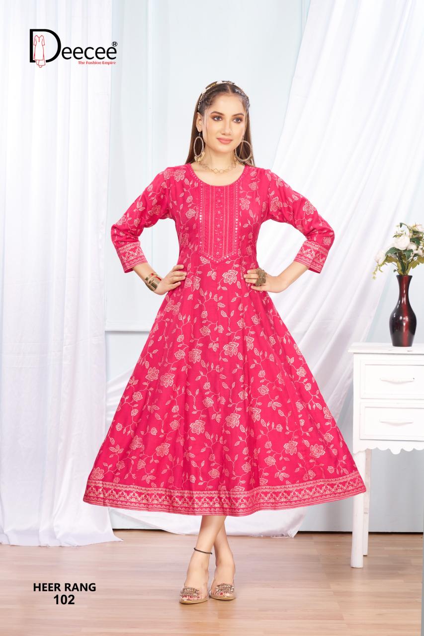 Deecee Heer Rang catalog online kurti sale surat
