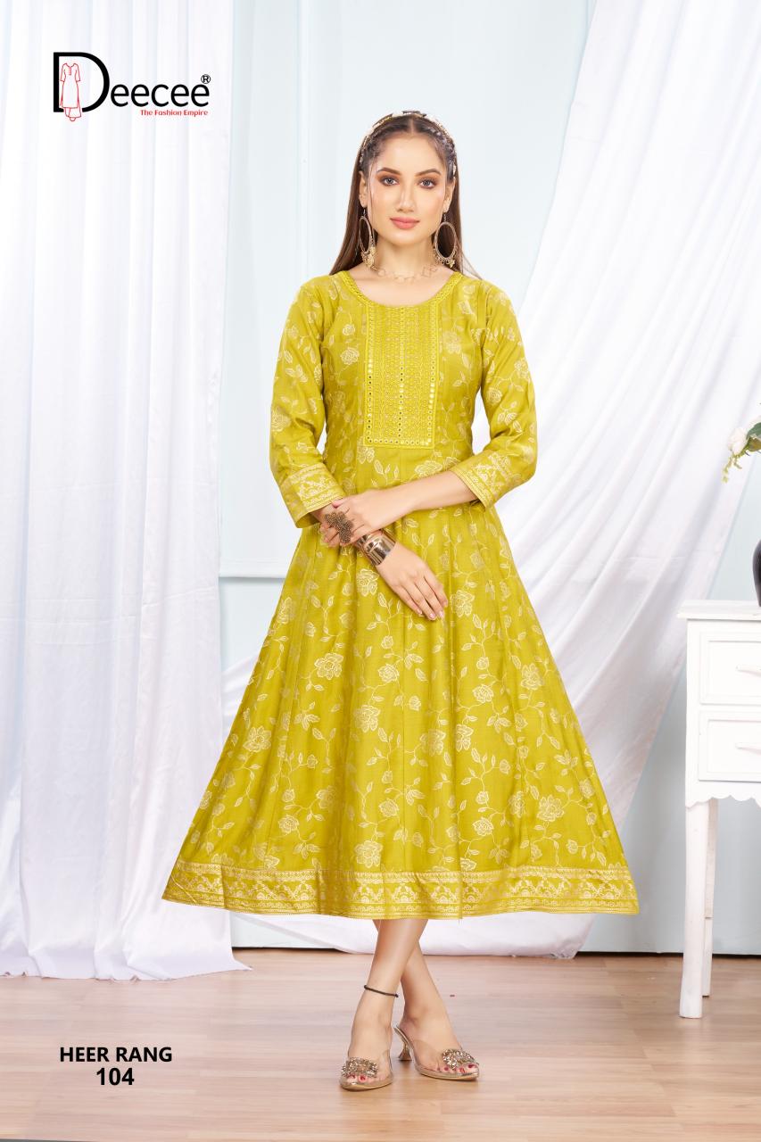 Deecee Heer Rang catalog online kurti sale surat