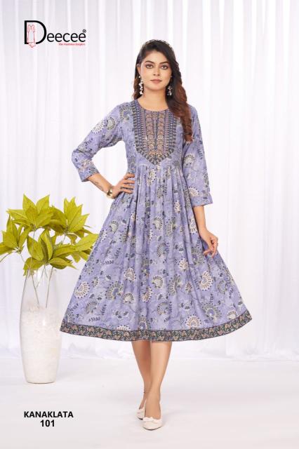 Deecee Kanaklata catalog kurti shop in adajan surat
