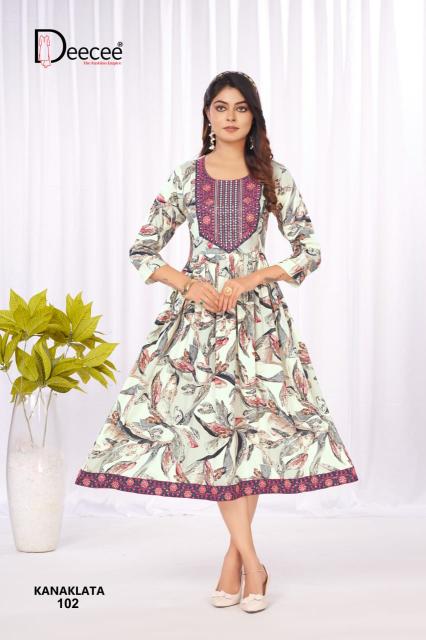 Deecee Kanaklata catalog kurti shop in adajan surat