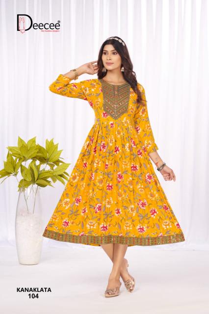 Deecee Kanaklata catalog kurti shop in adajan surat