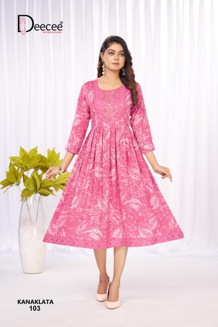 Deecee Kanaklata catalog kurti shop in adajan surat