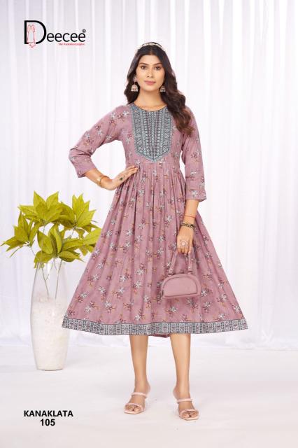 Deecee Kanaklata catalog kurti shop in adajan surat