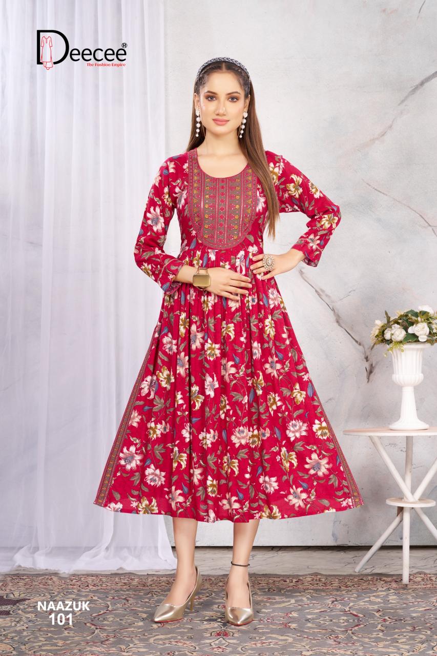 Deecee Naazuk catalog low price kurtis in surat