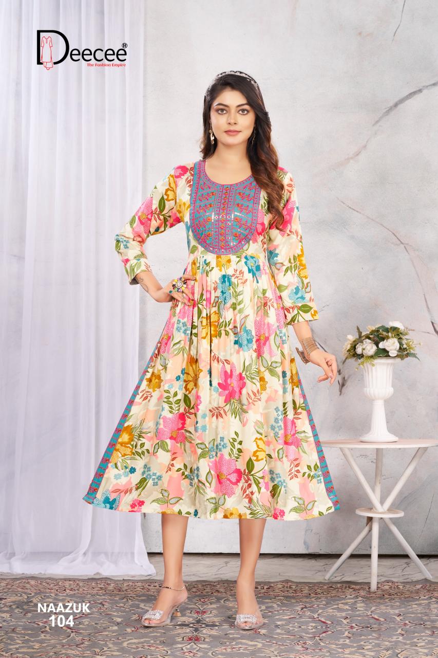 Deecee Naazuk catalog low price kurtis in surat