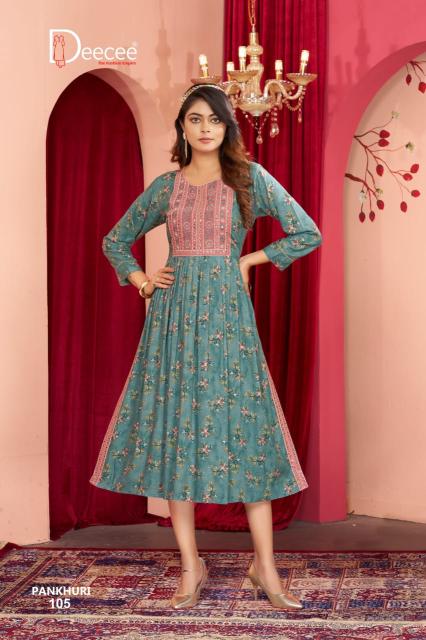 Deecee Pankhuri catalog ladies kurti wholesaler in surat