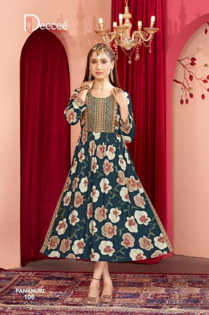 Deecee Pankhuri catalog ladies kurti wholesaler in surat