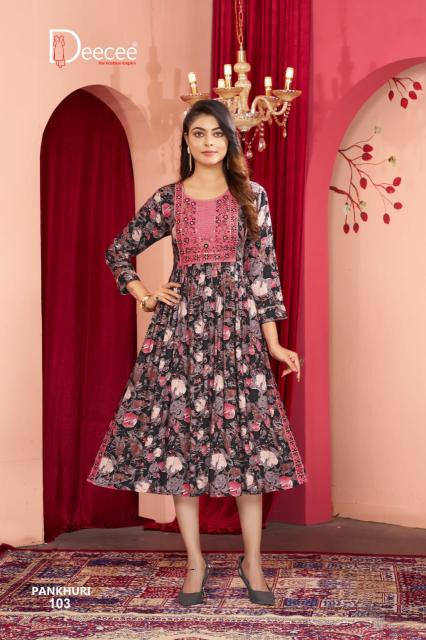 Deecee Pankhuri catalog ladies kurti wholesaler in surat