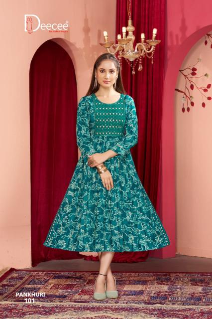 Deecee Pankhuri catalog ladies kurti wholesaler in surat