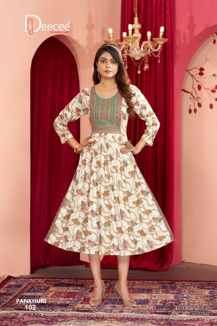 Deecee Pankhuri catalog ladies kurti wholesaler in surat