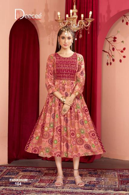 Deecee Pankhuri catalog ladies kurti wholesaler in surat