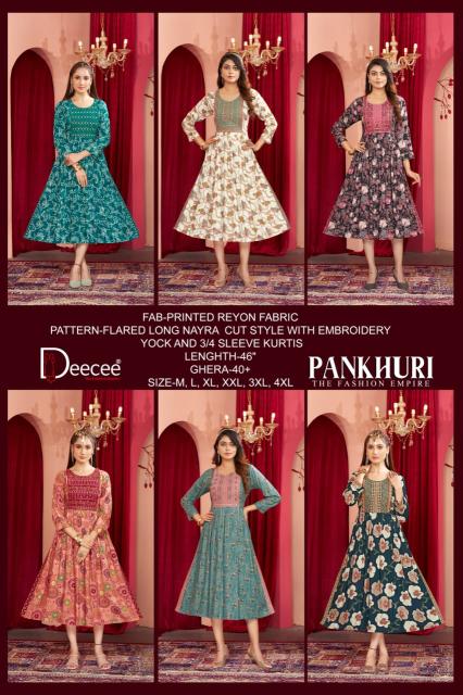 Deecee Pankhuri catalog ladies kurti wholesaler in surat