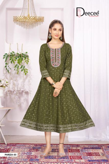 Deecee Pariza catalog wholesale ladies kurtis in surat