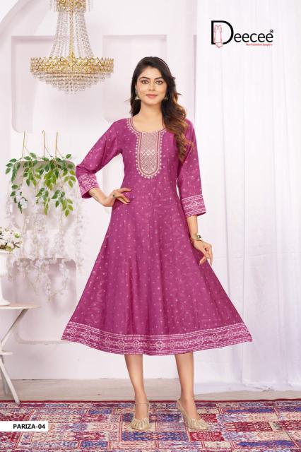 Deecee Pariza catalog wholesale ladies kurtis in surat