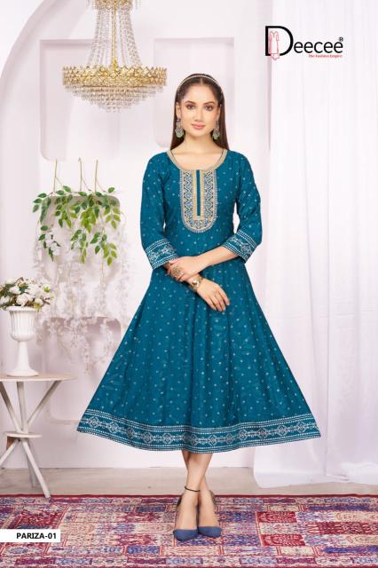 Deecee Pariza catalog wholesale ladies kurtis in surat