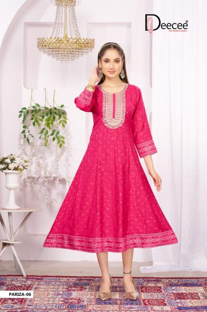 Deecee Pariza catalog wholesale ladies kurtis in surat