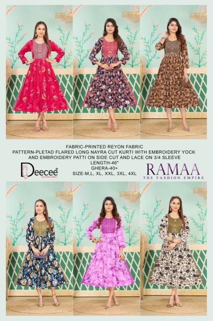 Deecee Ramaa catalog best kurti wholesaler in surat