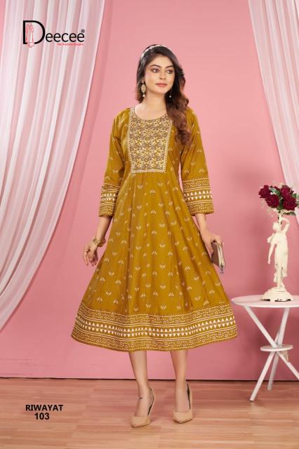 Deecee Riwayat catalog online kurti shopping in surat