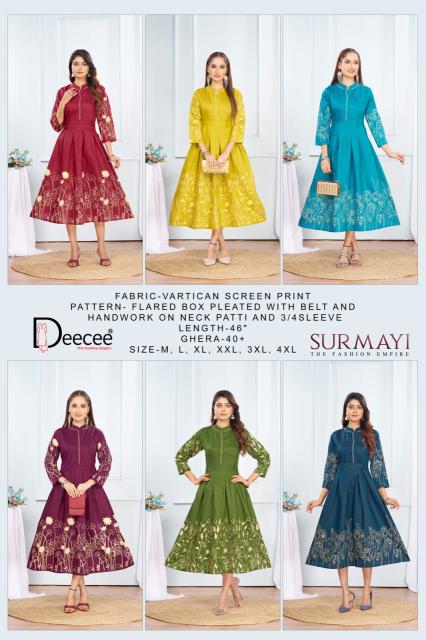 Deecee Surmayi catalog kurti online shopping surat