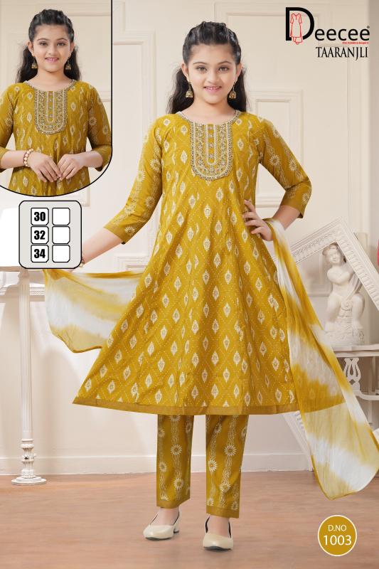 Deecee Taaranjli catalog imported kids wear wholesale