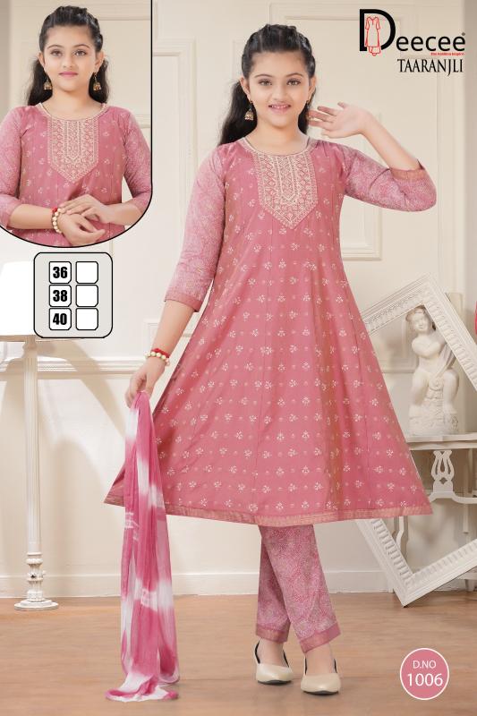 Deecee Taaranjli catalog imported kids wear wholesale