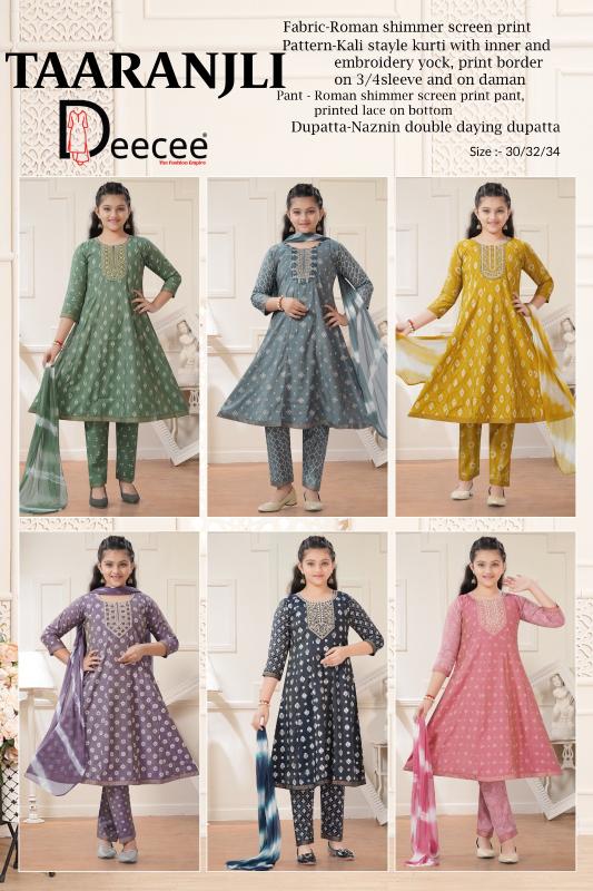 Deecee Taaranjli catalog imported kids wear wholesale