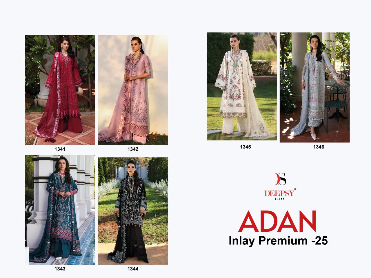 Deepsy Adan Inlay Premium Vol 25 catalog wholesale pakistani suits buy online