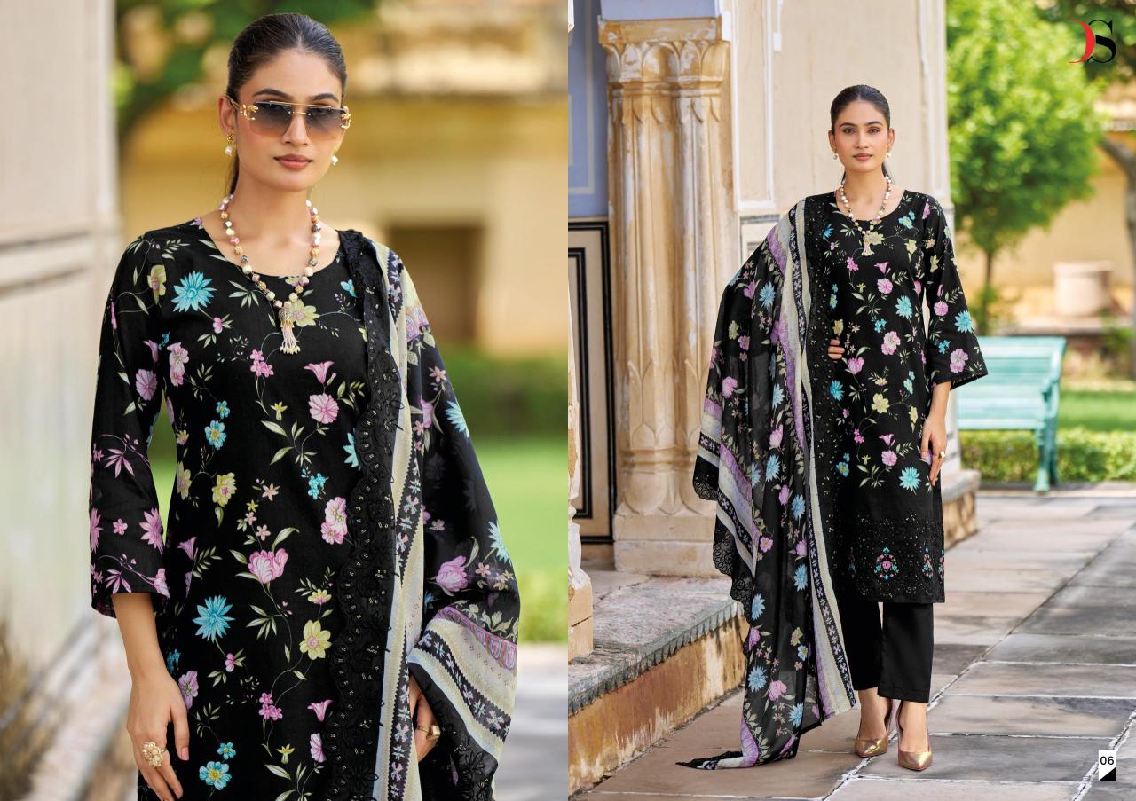 Deepsy Bin Saeed Mini vol 2 catalog Cotton Dupatta wholesale pakistani suits dwarka delhi