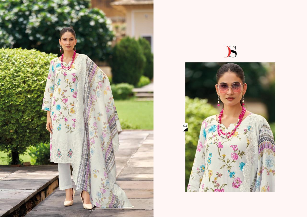Deepsy Bin Saeed Mini vol 2 catalog Cotton Dupatta wholesale pakistani suits dwarka delhi