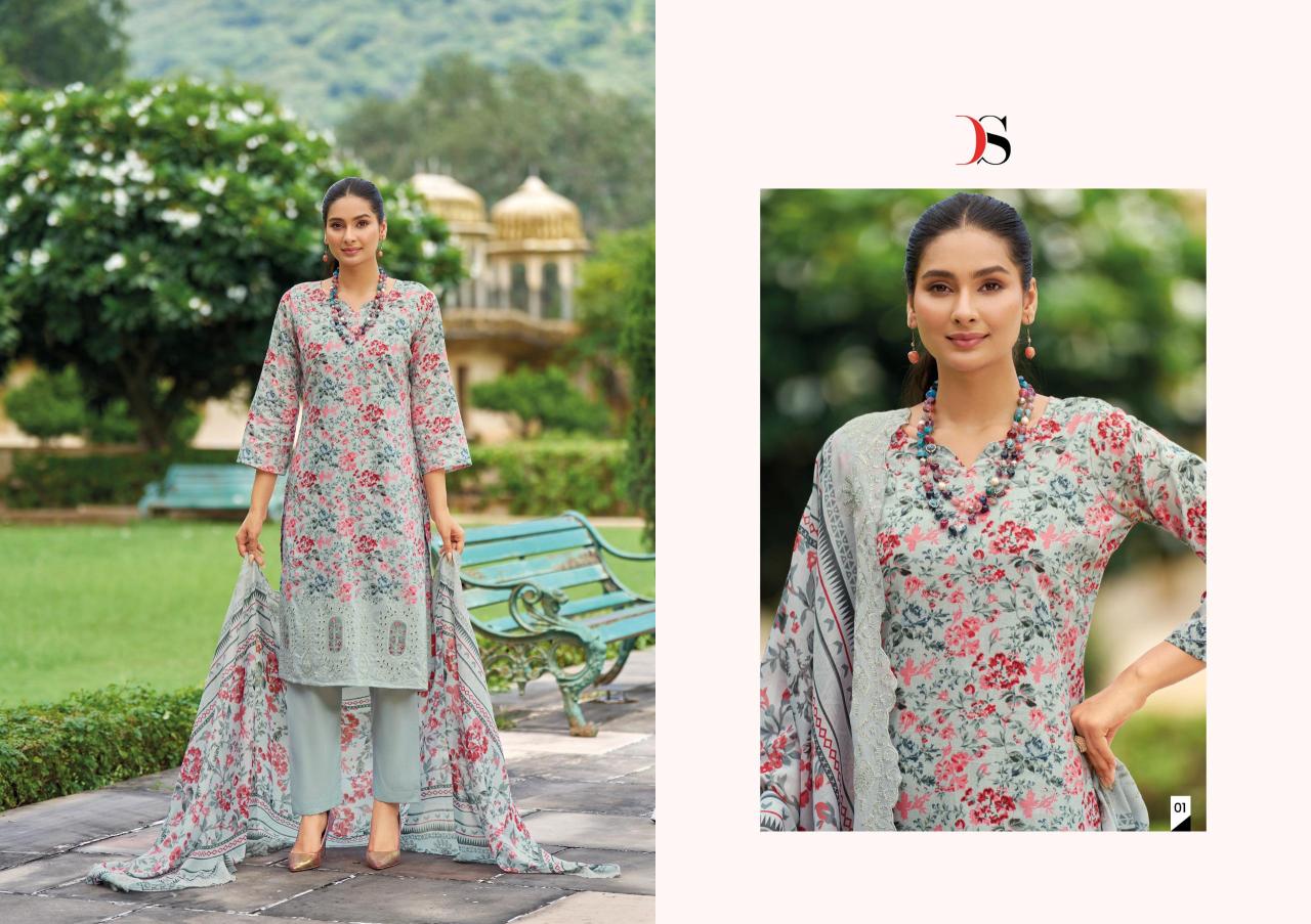 Deepsy Bin Saeed Mini vol 2 catalog Cotton Dupatta wholesale pakistani suits dwarka delhi
