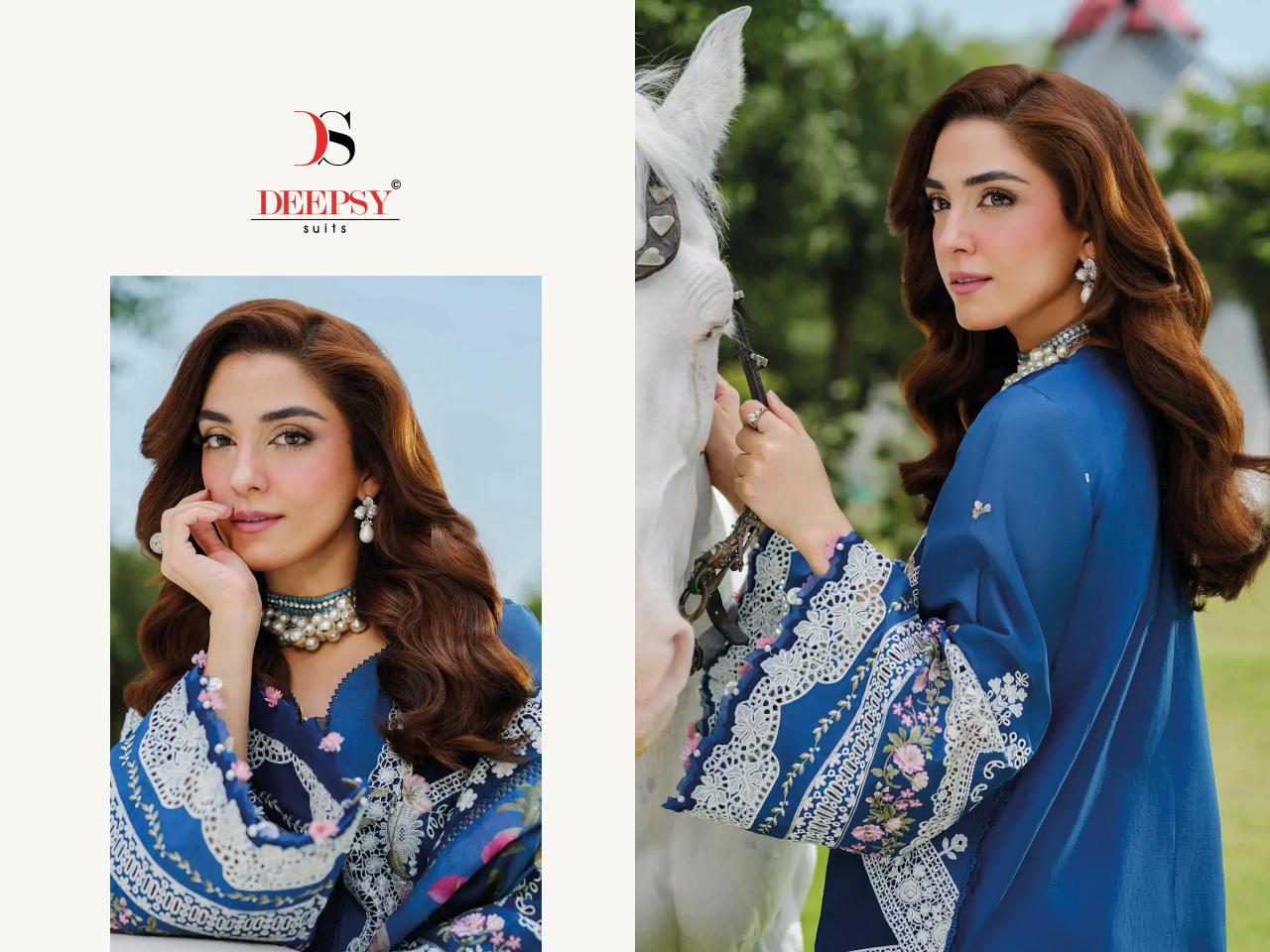 Deepsy Elaf Luxury Lawn 25 Vol 3 catalog wholesale dealers of pakistani suits in delhi