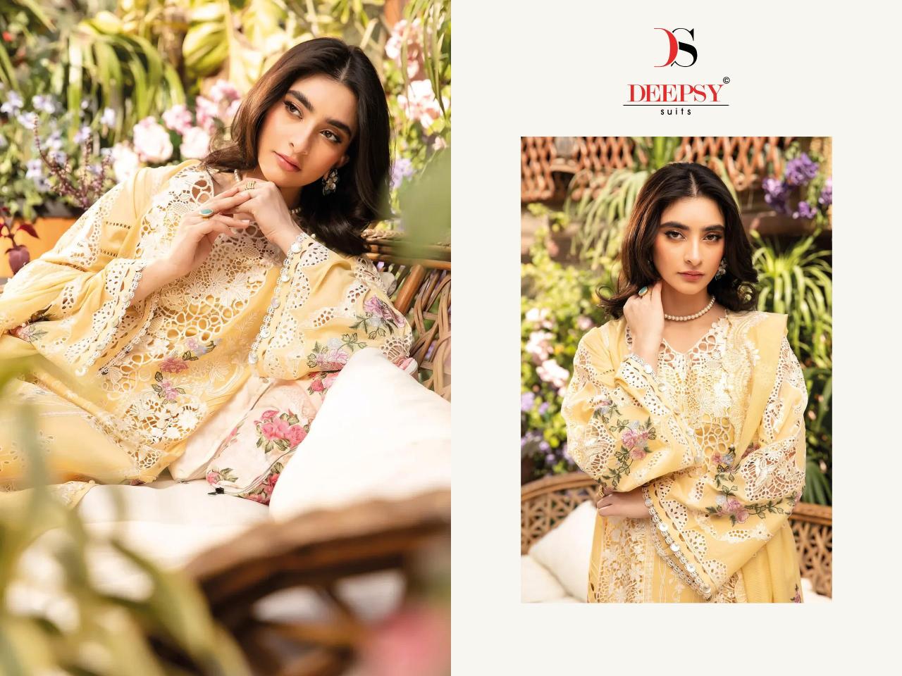 Deepsy Elaf Luxury Lawn 25 Vol 3 catalog wholesale dealers of pakistani suits in delhi