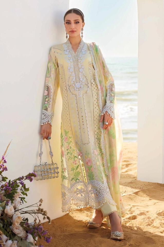 Deepsy Maria B Premium Embroidered 25 vol 2 Nx Catalog Cotton Duppatta wholesale pakistani suits near me
