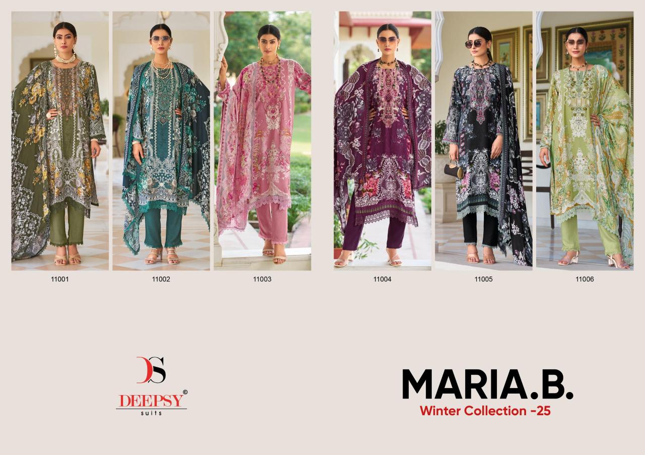 Deepsy Maria B winter collection 25 Catalog wholesale pakistani suites
