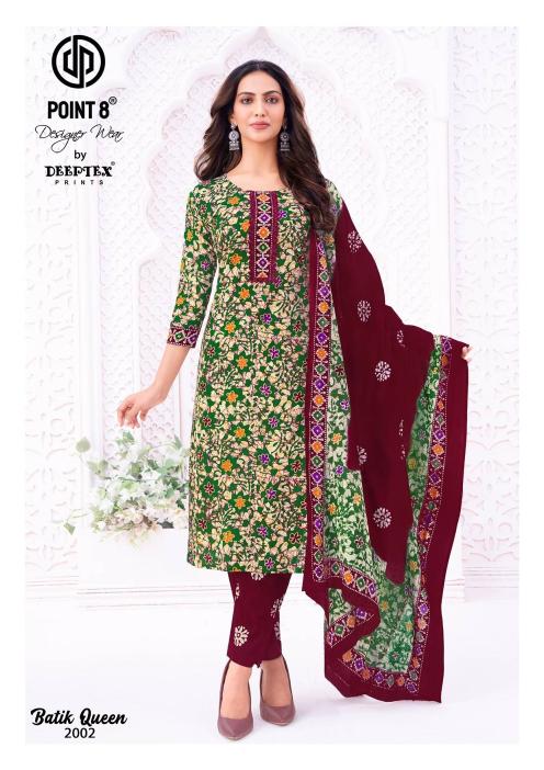 Deeptex Batik Queen Vol-2 – Kurti Pant With Dupatta - Wholesale Catalog