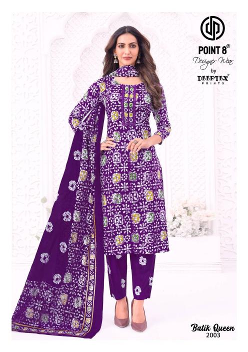 Deeptex Batik Queen Vol-2 – Kurti Pant With Dupatta - Wholesale Catalog