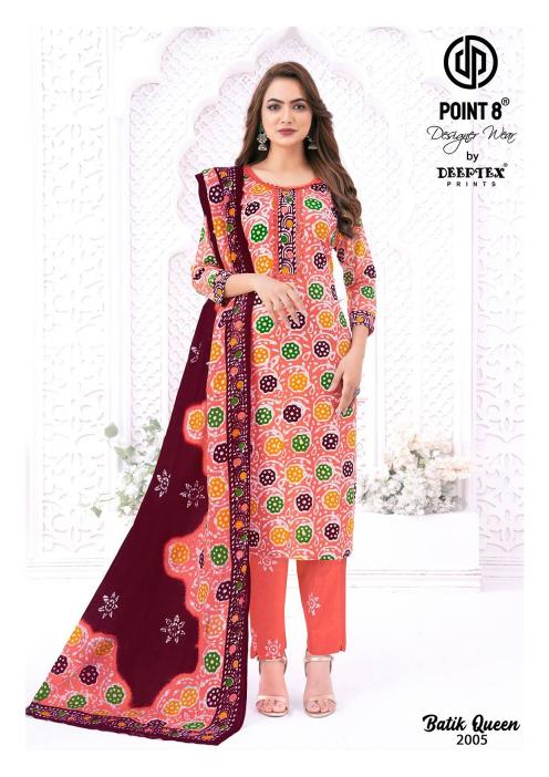 Deeptex Batik Queen Vol-2 – Kurti Pant With Dupatta - Wholesale Catalog