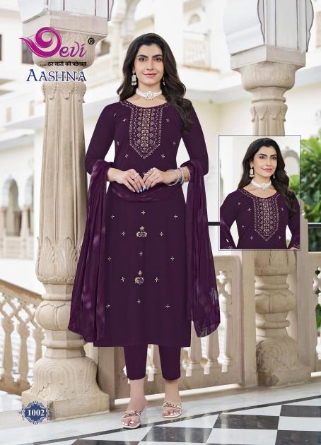 Devi Aashna Vol-1 – Kurti Pant With Dupatta - Wholesale Catalog