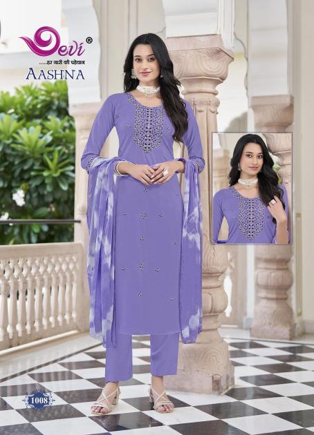 Devi Aashna Vol-1 – Kurti Pant With Dupatta - Wholesale Catalog