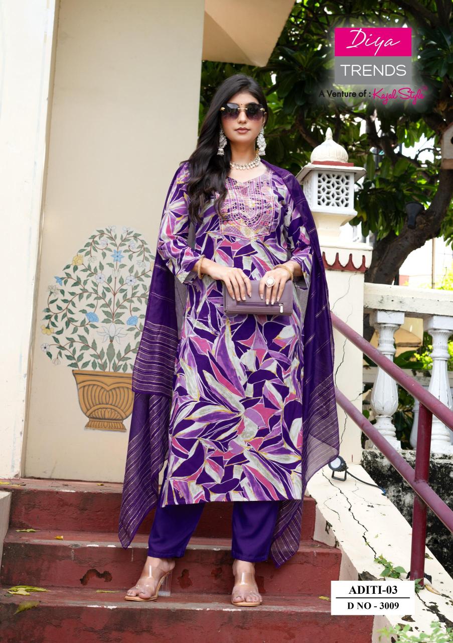 Diya Trends Aditi vol 3 catalog kurtis whole sale surat