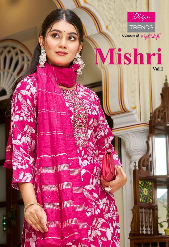 Diya Trends Mishri vol 1 catalog jaipur kurti wholesale