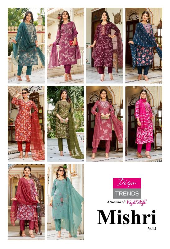 Diya Trends Mishri vol 1 catalog jaipur kurti wholesale