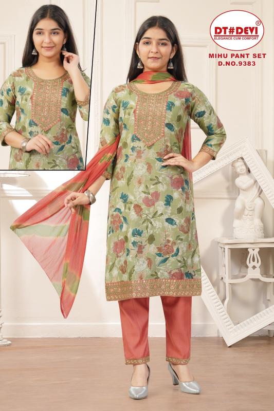 Dt Devi Mihu 9383 catalog branded kids wear wholesale blogspot