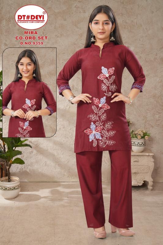 Dt Devi Mira 9359 catalog kids ethnic wear wholesale