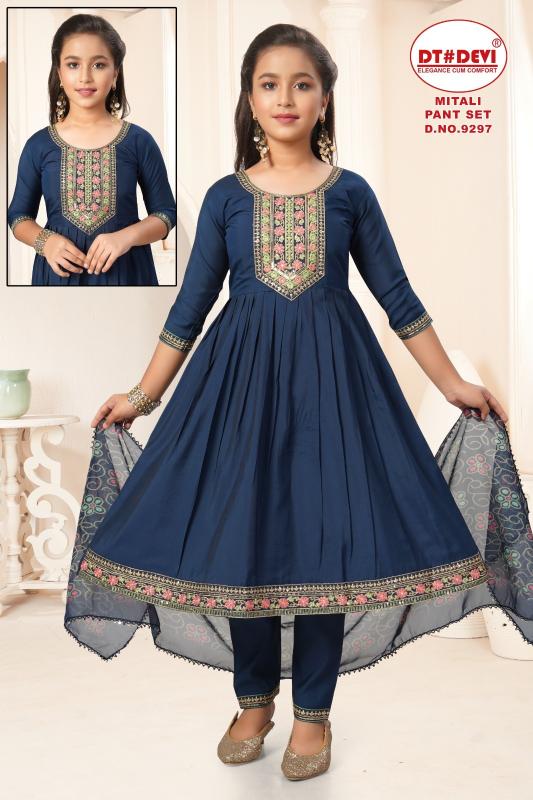 Dt Devi Mitali 9297 catalog kids wear wholesale in mumbai