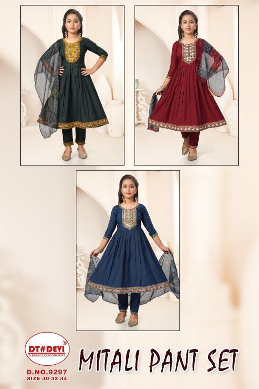 Dt Devi Mitali 9297 catalog kids wear wholesale in mumbai